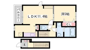 ソレイユ メゾン【2階】の間取り