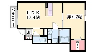 グランクレール【1階】の間取り