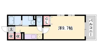 フレンズ【1階】の間取り