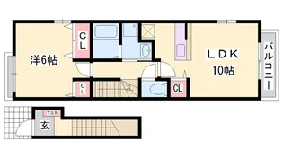 アンソレイエ・S【2階】の間取り