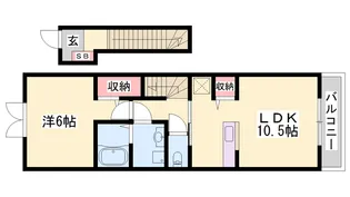 ノール・シャン【2階】の間取り