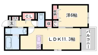 PLATA Ⅰ【101号室】の間取り