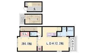 パジェール・アン【305号室】の間取り
