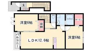 アン・グランジェ【2階】の間取り