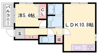 ネットハイツⅠ【1階】の間取り