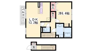 ブロッサム【2階】の間取り