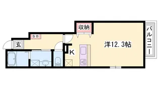 マーカスA【1階】の間取り