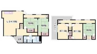 兵庫県姫路市御立西3【一戸建】の間取り