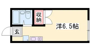 メゾン上手野【202号室】の間取り