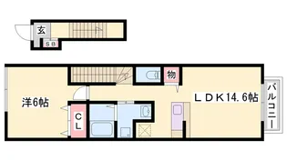 プラシード・ピアッツァ【202号室】の間取り