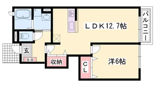 ミルトガーデン【1階】の間取り