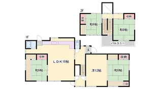 兵庫県姫路市新在家本町4【一戸建】の間取り