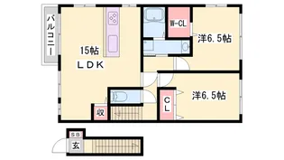 コンフォート大島Ⅳ【2階】の間取り