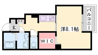 シャルマン・ドミール【1階】の間取り