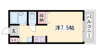 ハミング玉手【2階】の間取り
