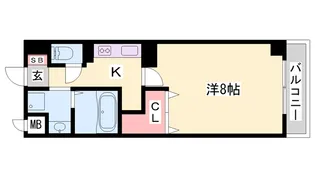 クレストコート加古川【3階】の間取り