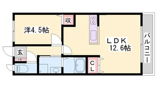 オーシャン・ステラ【1階】の間取り