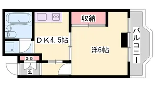 シャトー三和III号館【0306号室】の間取り