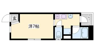 WITH ROSE 姫路駅南【732号室】の間取り