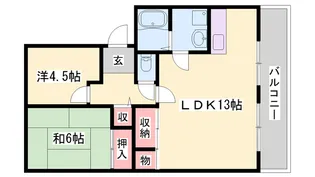 ウィステリア構【3階】の間取り