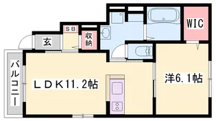 プロムナード弐番館【1階】の間取り