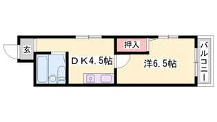 WITH ROSE 元町【4階】の間取り