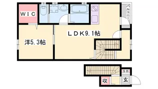 コンプレ【2階】の間取り