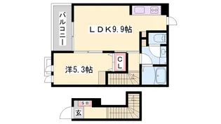 ココフローレン【2階】の間取り