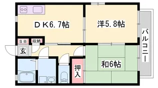 フォルステンドルフA棟【2階】の間取り