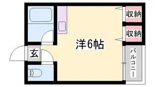 モアセゾンⅡ【206号室】の間取り