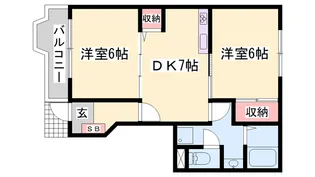 エスポワールⅠ【1階】の間取り