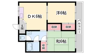 三木グリーンハイツ【205号室】の間取り