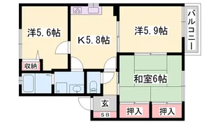 フォーレス塩屋【0201号室】の間取り