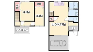 兵庫県姫路市北今宿3丁目【一戸建】の間取り