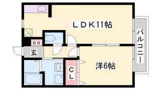プチシャンテ【2階】の間取り