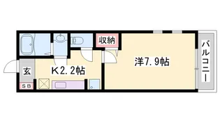 アラモードFⅡ【2階】の間取り