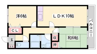 メゾンタキガワ【1階】の間取り