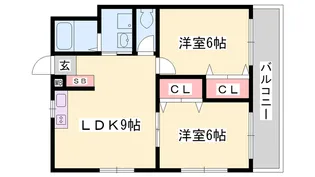 インペリアルコート細江【3階】の間取り