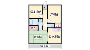 蒲田ハイツ【2階】の間取り