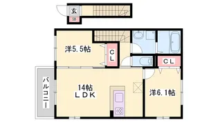 グレイス C棟【2階】の間取り