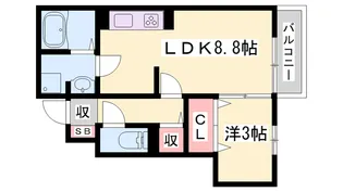 Fortuna【1階】の間取り