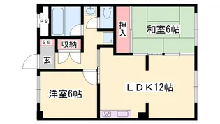 セルジュYS網干【301号室】の間取り