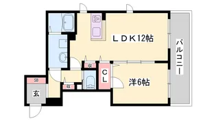 BEREO高浜町【3階】の間取り