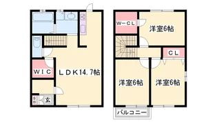 御立パレス【2号室】の間取り