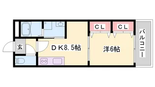 ミレム【2階】の間取り