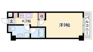ラ・シュエット【4階】の間取り