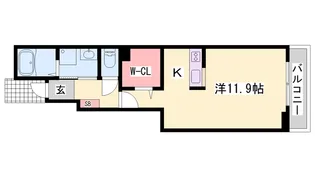 アプローズB【1階】の間取り