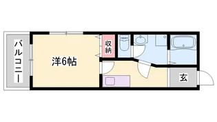 GORI田寺【305号室】の間取り