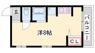サニーキューブN【3階】の間取り