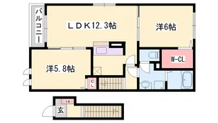 ディアス・カーサⅥ【2階】の間取り